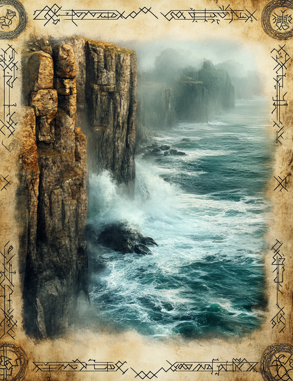 Midjourney Prompts for Norway Junk Journal Printable Travel