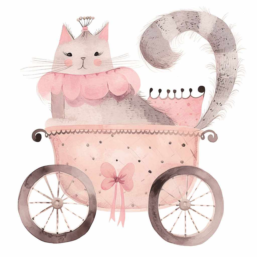 Midjourney Prompts for Pink Nursery Animals Safari Collections