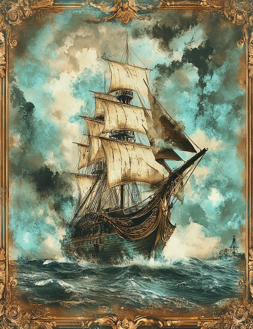 Midjourney v6 Prompts for Pirates and Treasures in the Caribbean kit