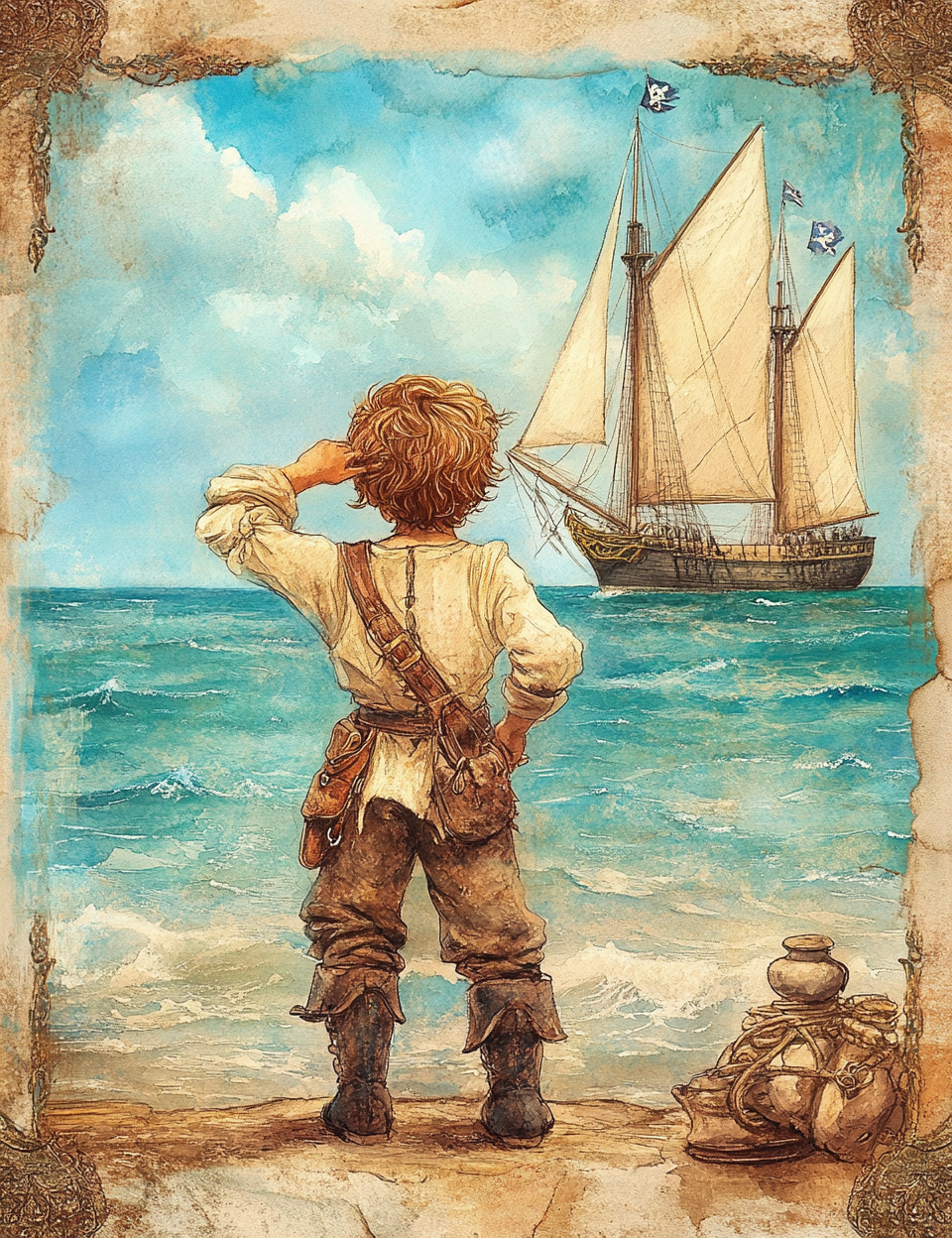 Midjourney v6 Prompts for Pirates and Treasures in the Caribbean kit