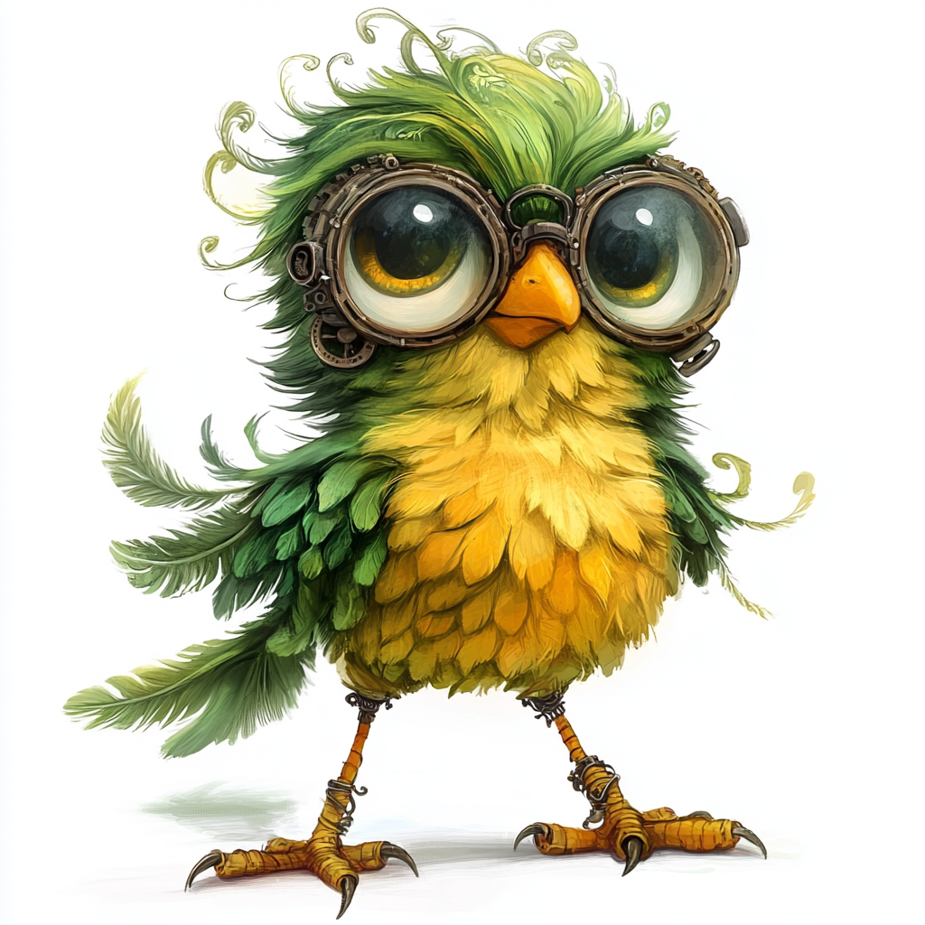Midjourney Prompts for Quirky Steampunk Animals for Nursery