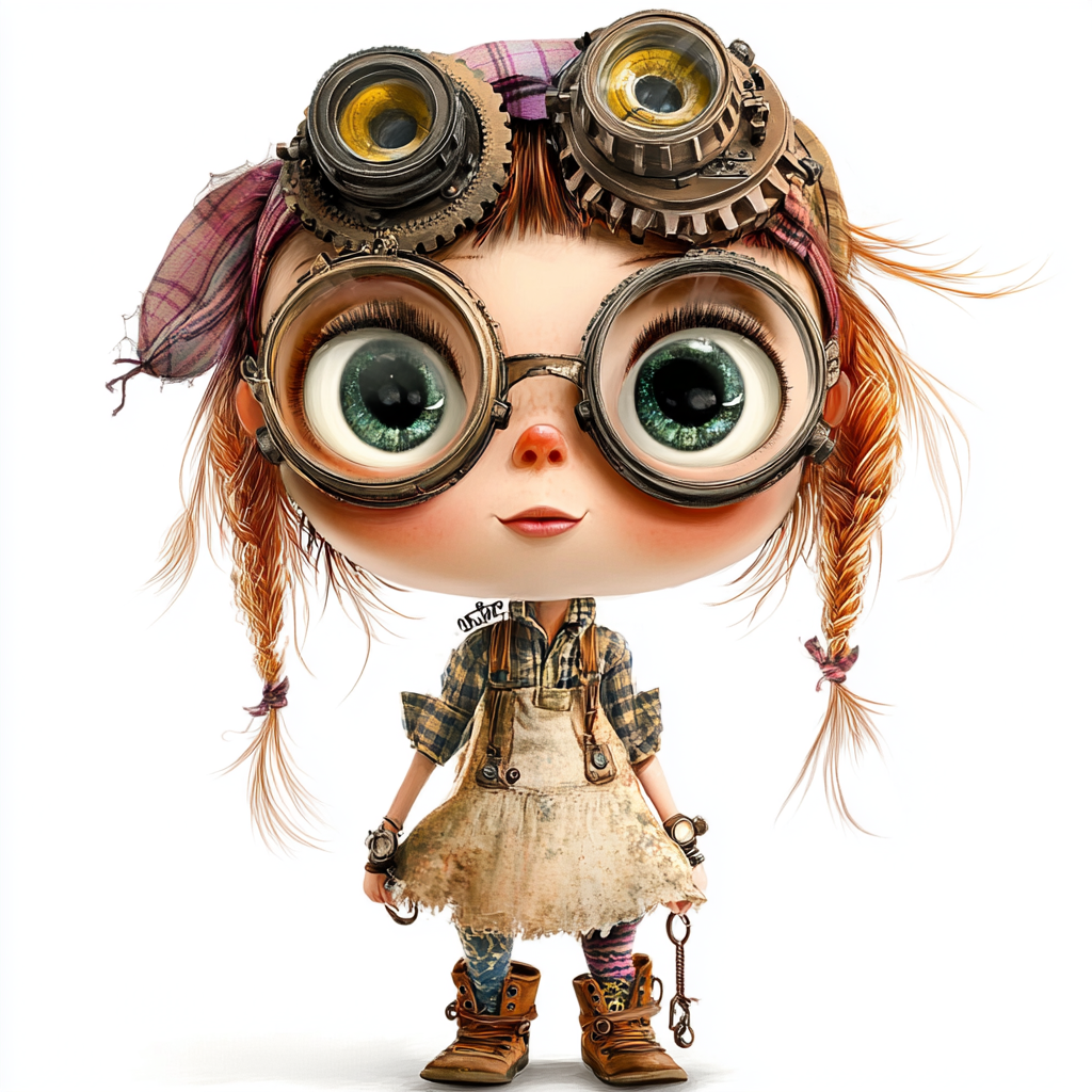 Midjourney Prompts for Quirky Steampunk Animals for Nursery