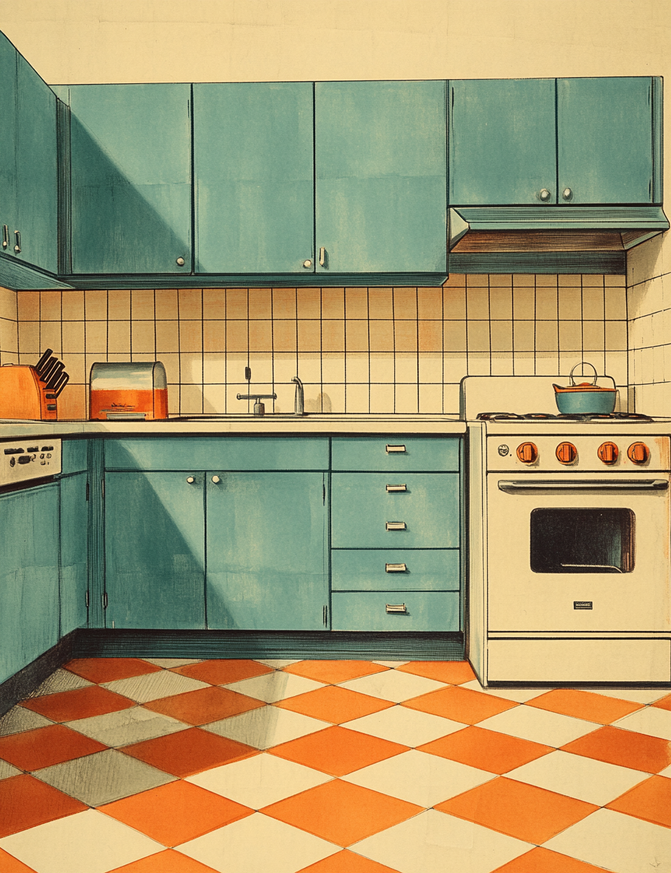 Midjourney V 6.1 Prompts for Retro Domestic Stories Junk Journal