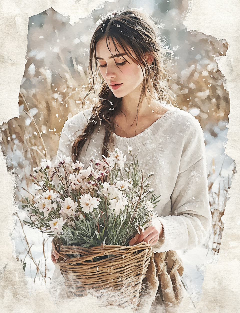 Midjourney Prompts for Rustic Cozy Winter Scenes Illustrations