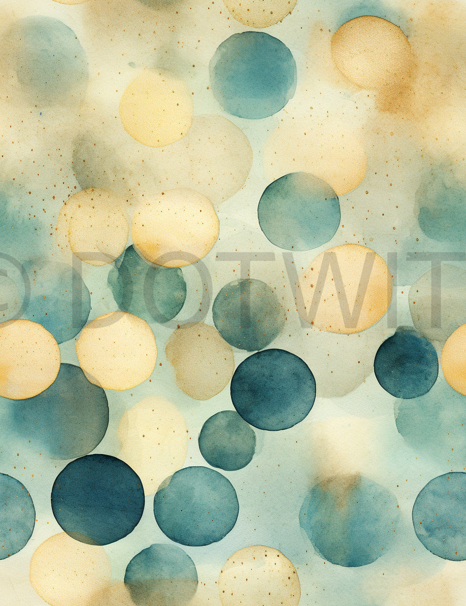 polka dots Retro Seamless Patterns Junk Journal Papers