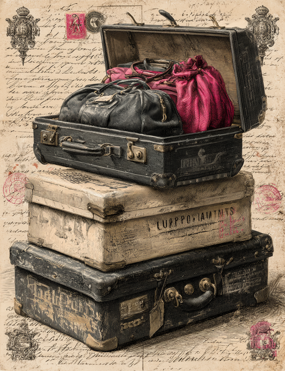 Midjourney V 8.1 Prompts for Skybound Journeys Journal Pages
