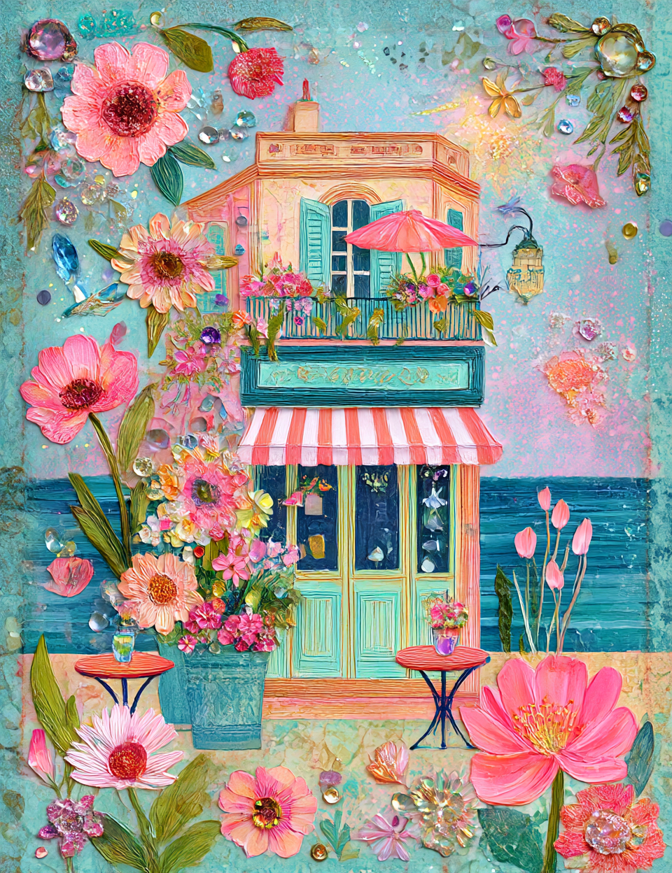 Midjourney V7 Prompts for Spring and Summer Vibes Mixed Media