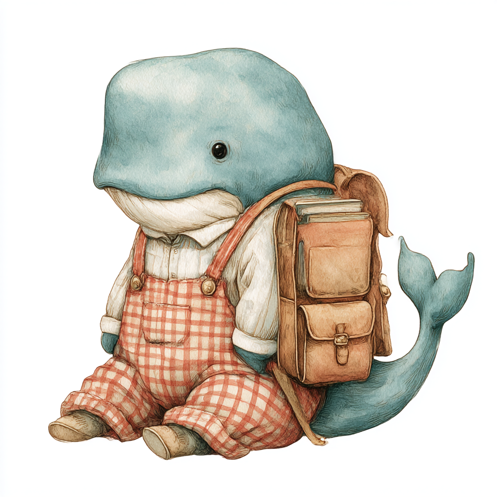Midjourney Prompts for Super Cute Back To School Animals