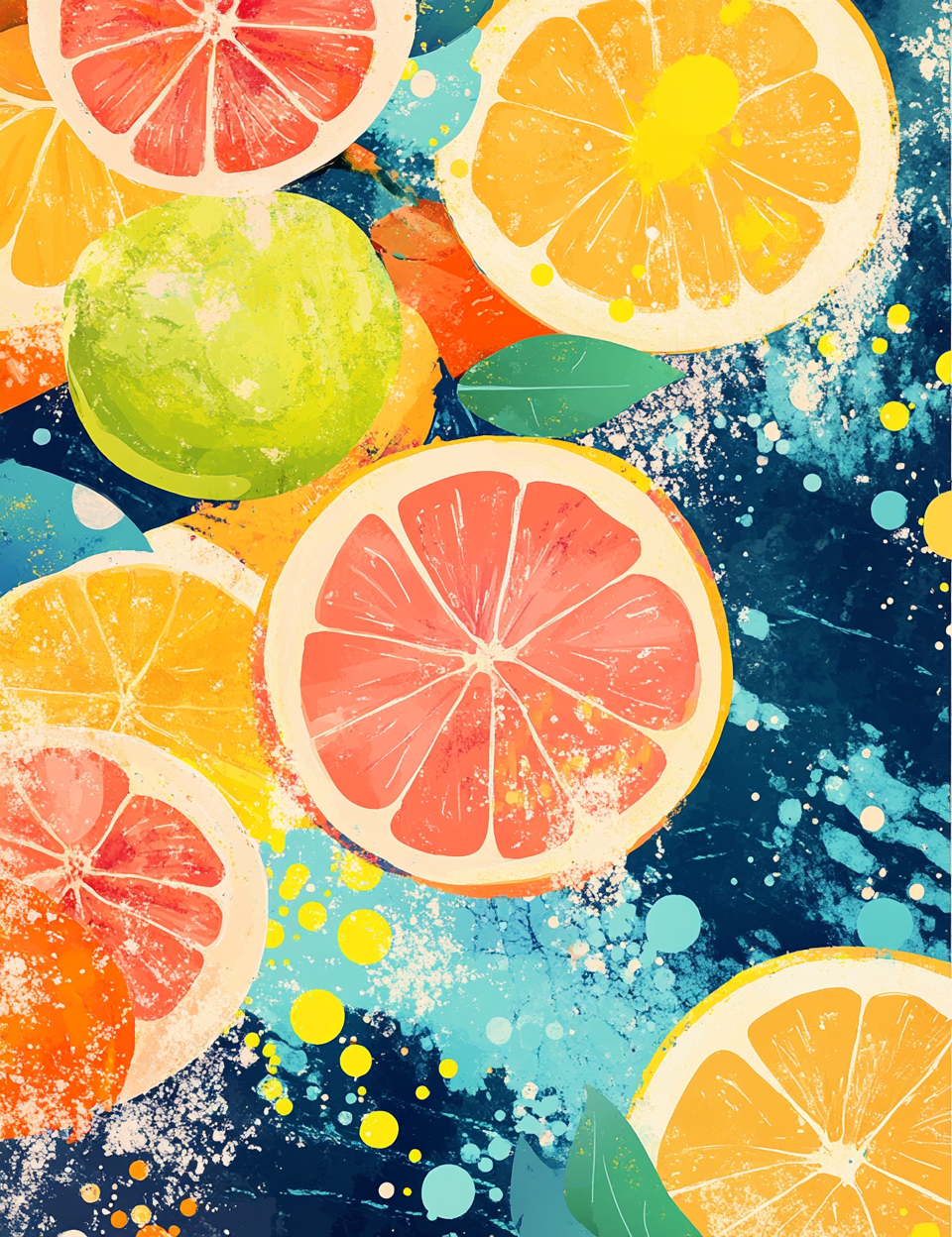 Midjourney Prompts for Juicy Fruits Scrapbook Junk Journal Kit