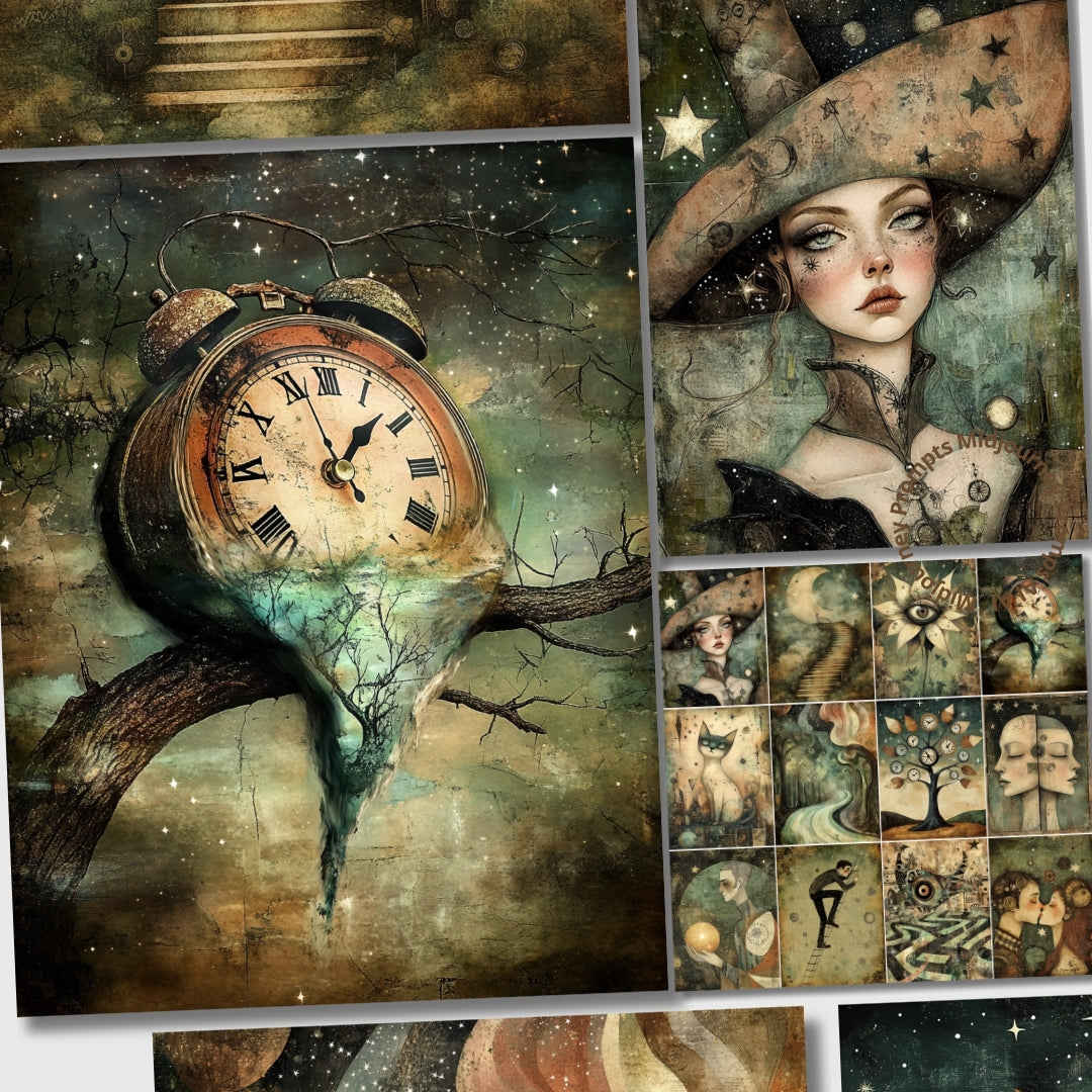 Midjourney Prompts for Surreal Starry Illustrations Pages