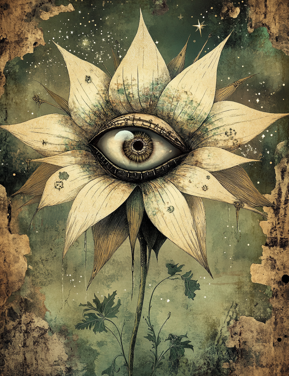 Midjourney Prompts for Surreal Starry Illustrations Pages
