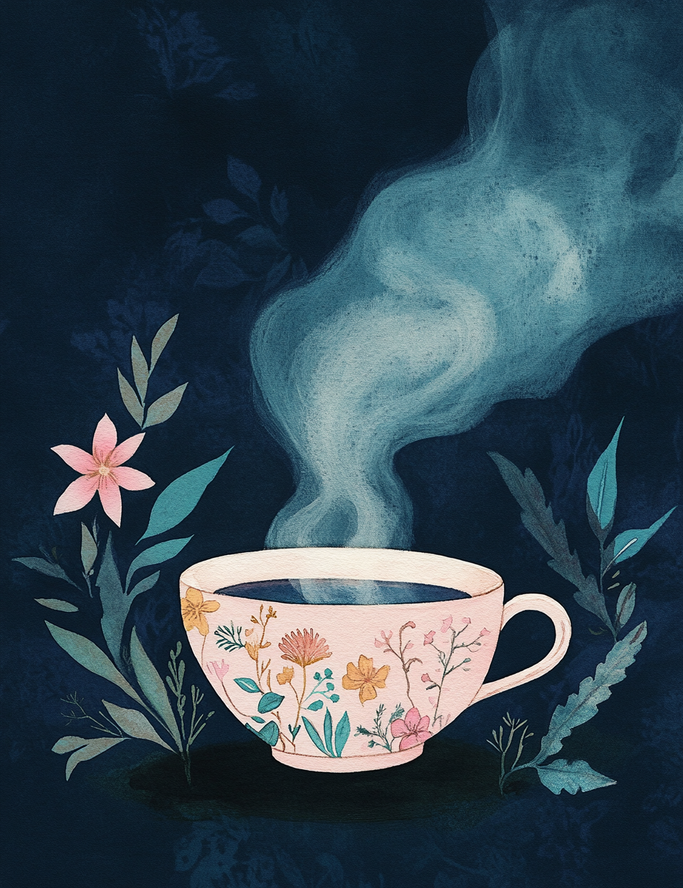 Midjourney Prompts for The Cozy Tea Shop Ephemera Paper