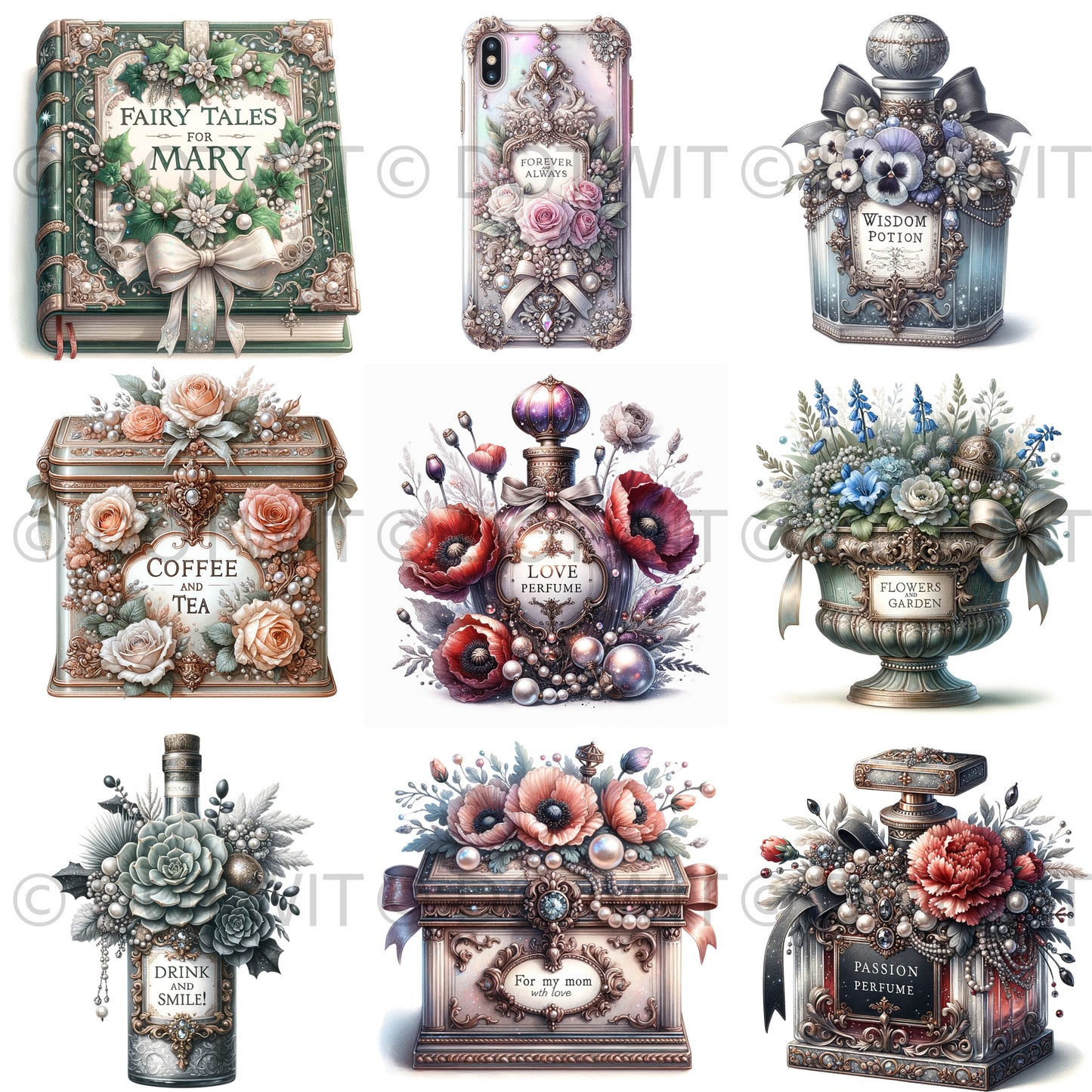 Things And Perfumes With Text DALLE3 DALLE Prompt