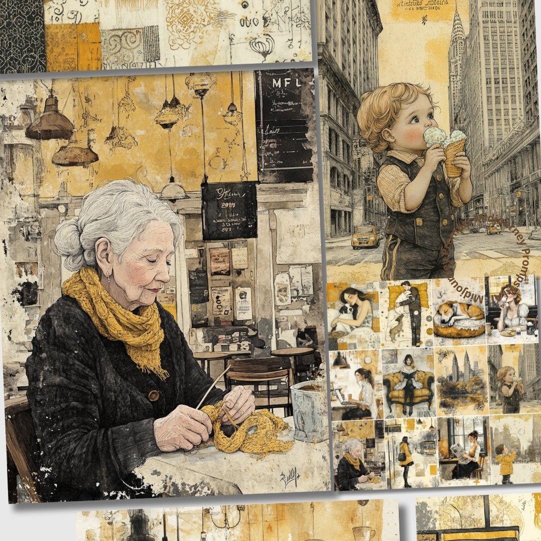 Midjourney Prompts for Urban People Scenes In The City Journals