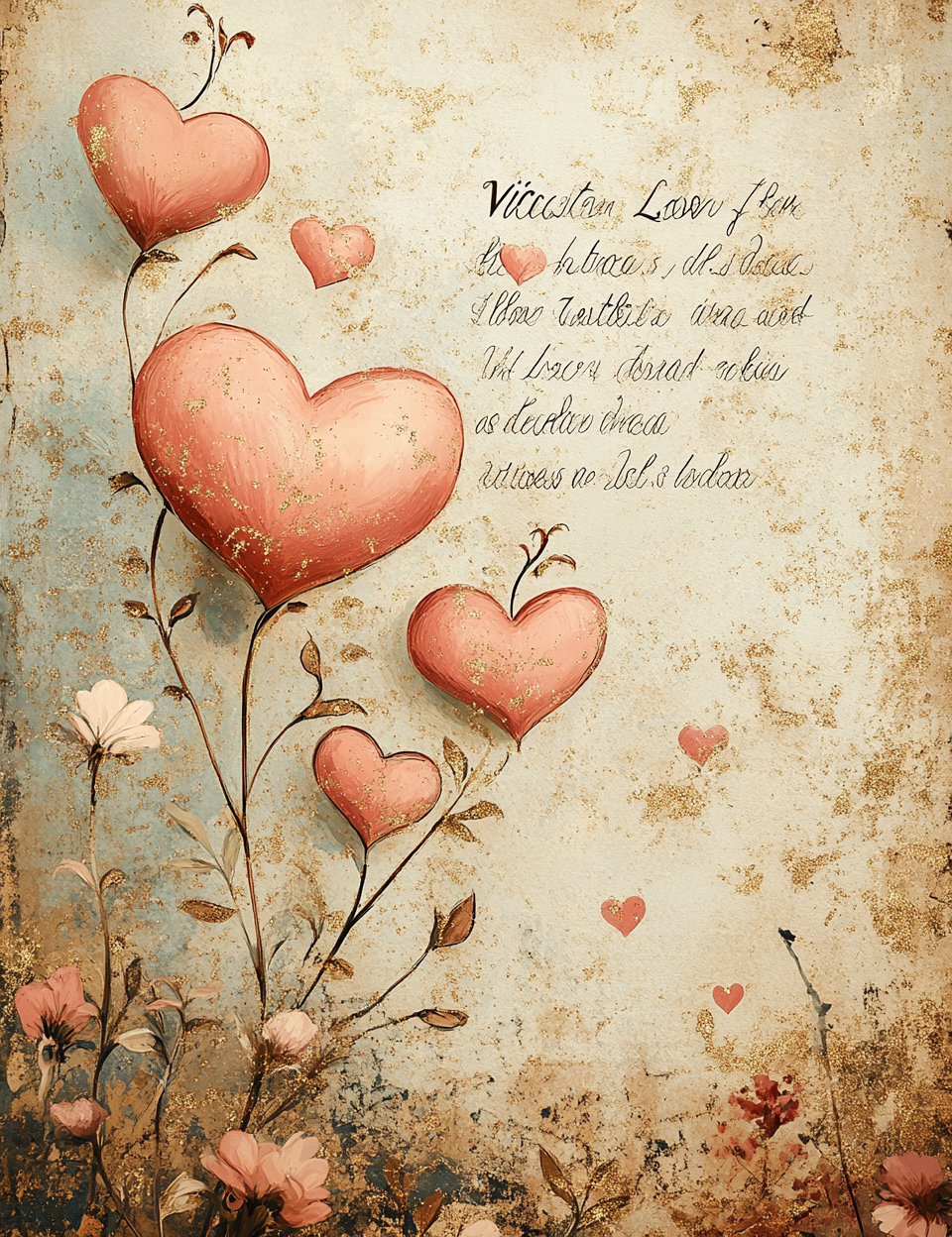 Midjourney Prompts for Valentines Day Romantic Junk Journal Kits