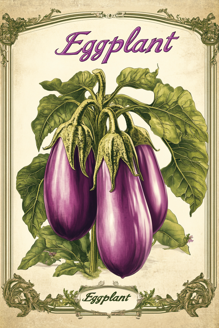 Midjourney Prompts for Vegetables Seeds Packages Ephemera