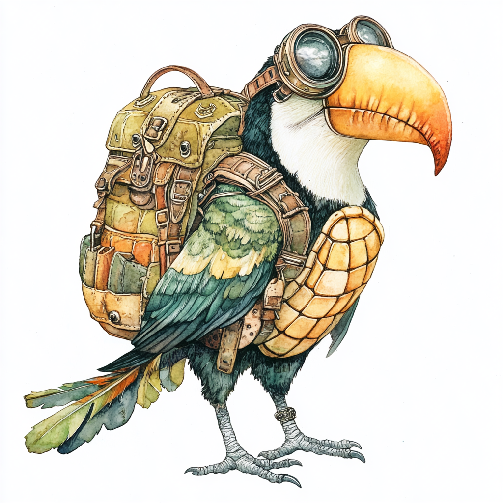 Midjourney Prompts for Vintage Handmade Steampunk Animals