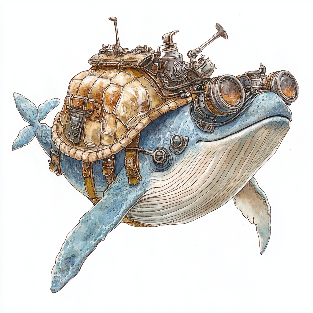 Midjourney Prompts for Vintage Handmade Steampunk Animals