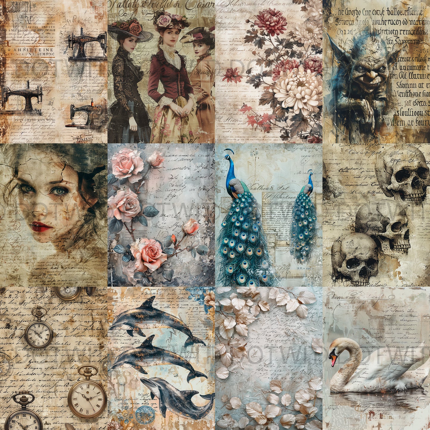 Text Vintage Journal Page
