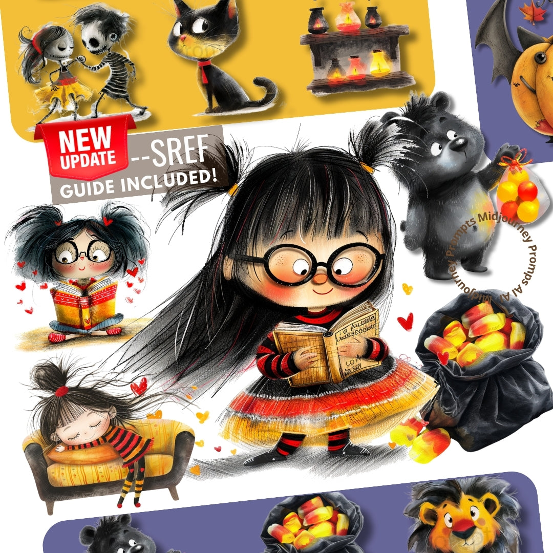 Cute Quirky Whimsical Characters Midjourney Prompts