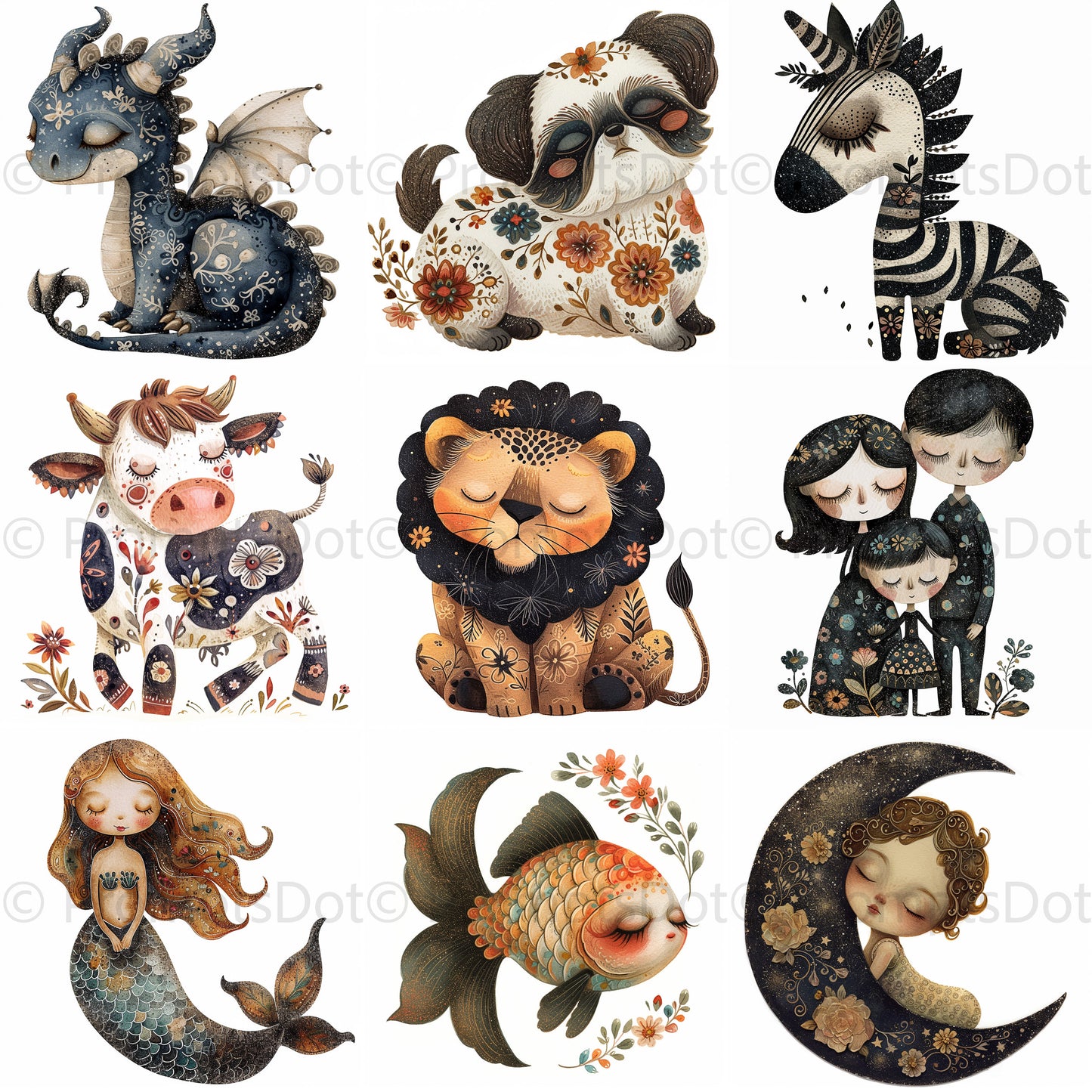 Whimsical Nature Portraits Midjourney Prompt