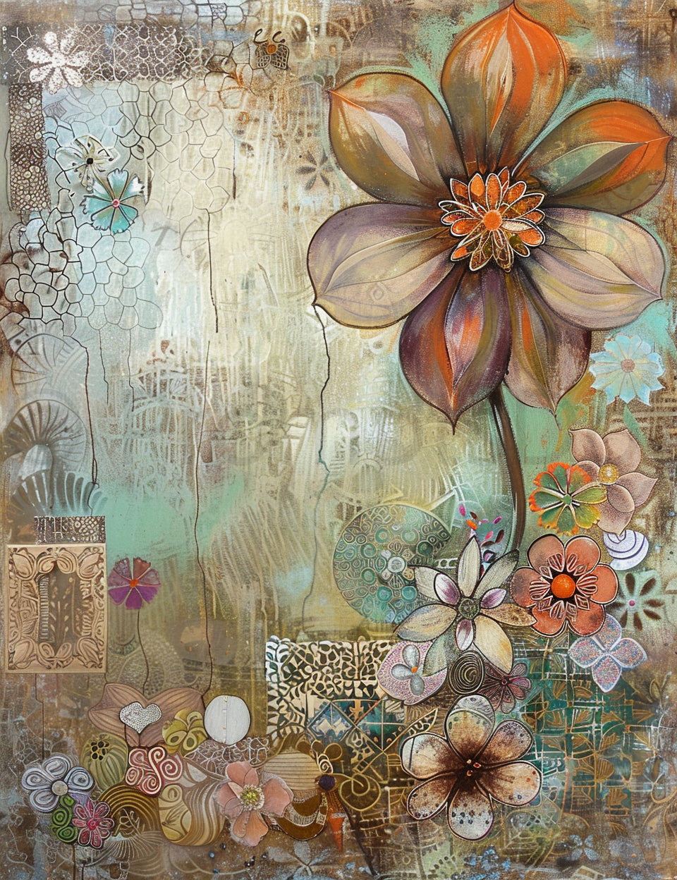 flower Midjourney Prompts For Wildflowers Nature Digital Papers