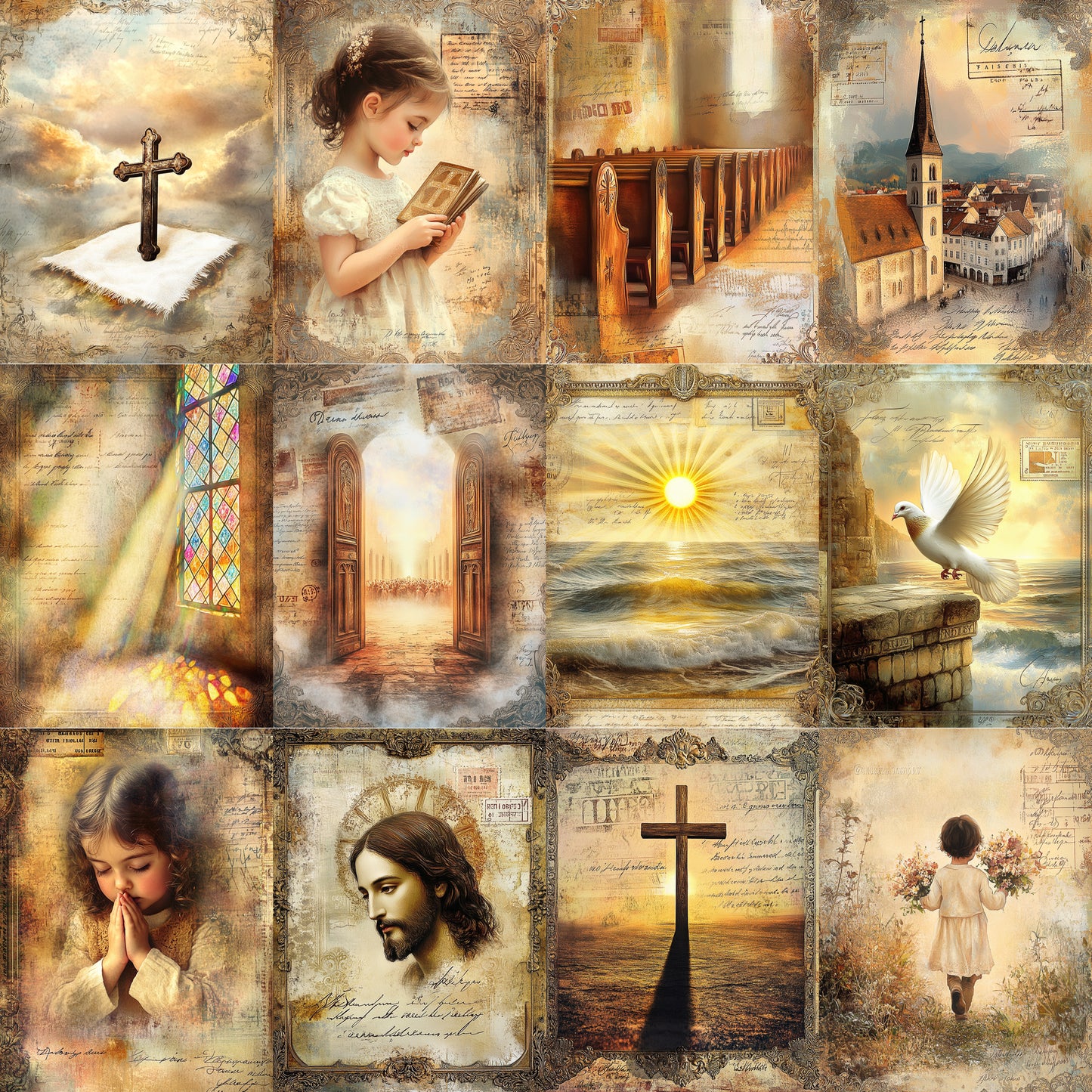 Midjourney Prompts for Worship And Faith Jesus Christian Pages