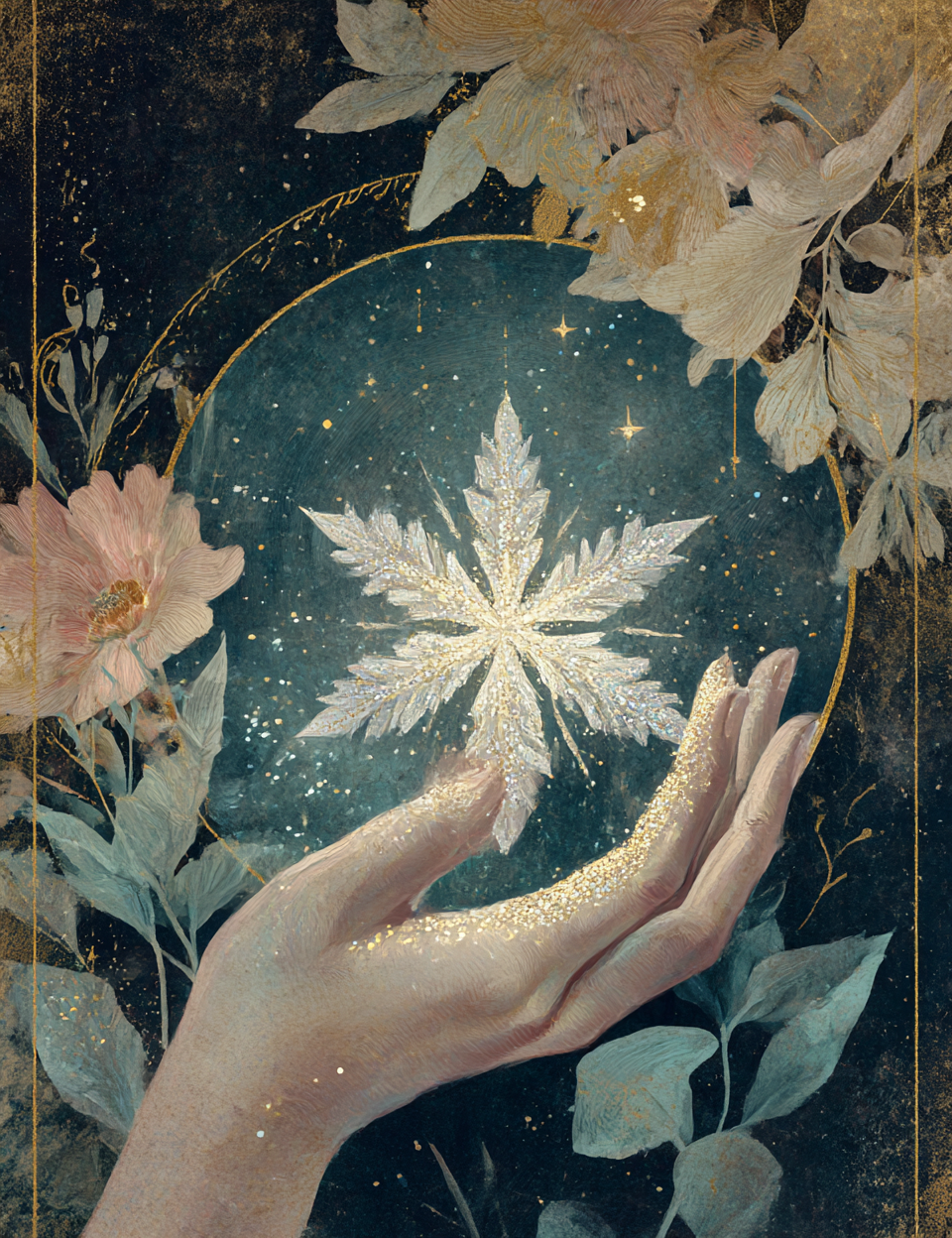 Midjourney V7 Prompts for Yule Pages For Junk Journal, Grimoire