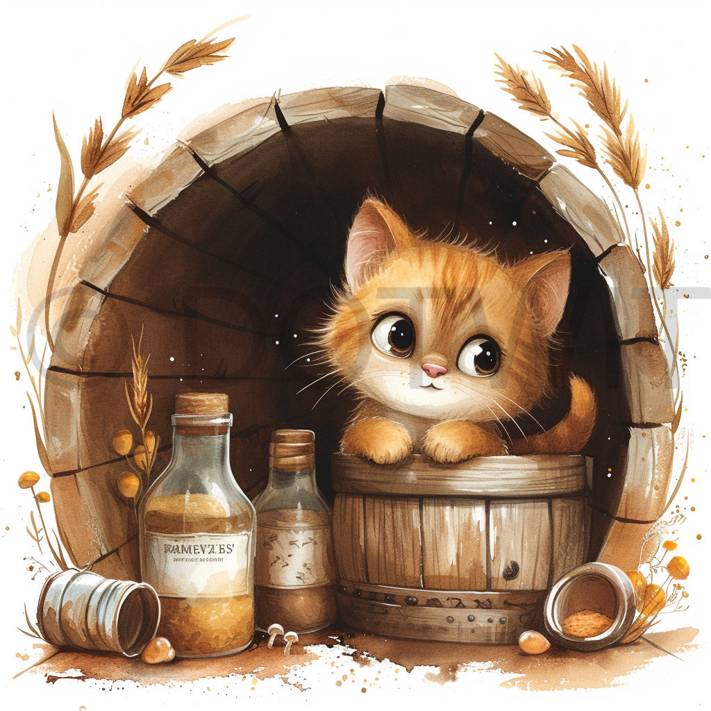 farmhouse cat clipart