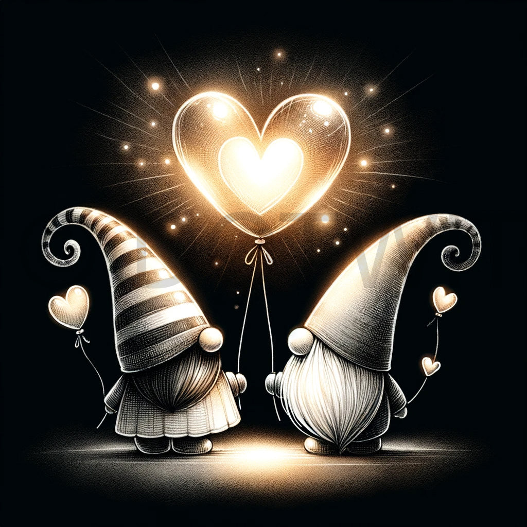 gnomes t shirt design glowing