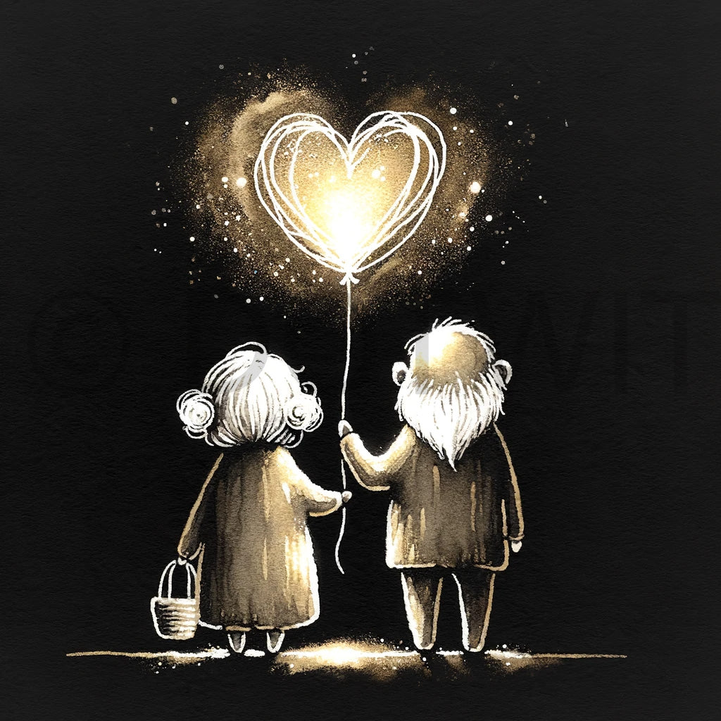 couple t shirt design glowing syle