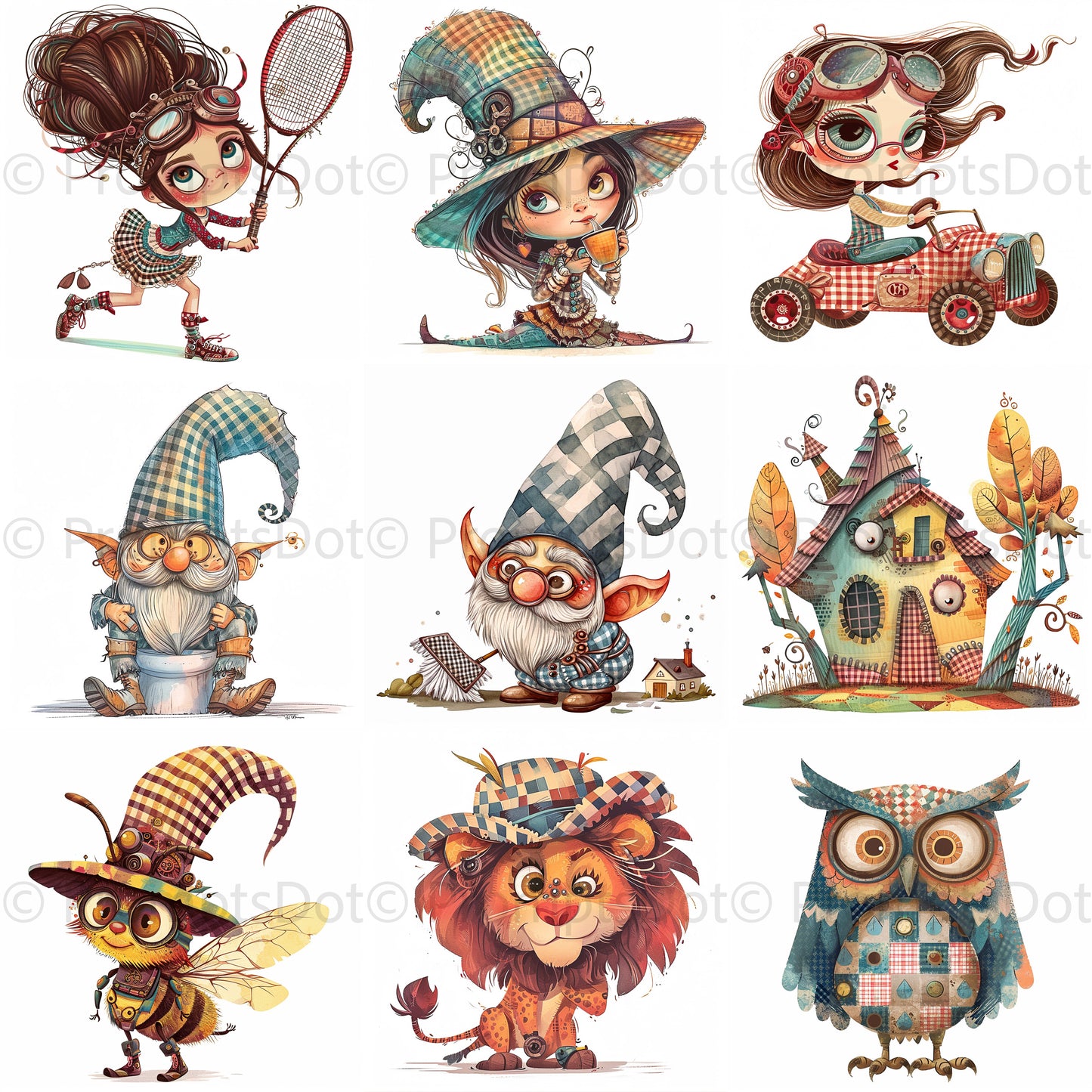 Quirky Animals Whimsical Characters Characters Midjourney Prompt