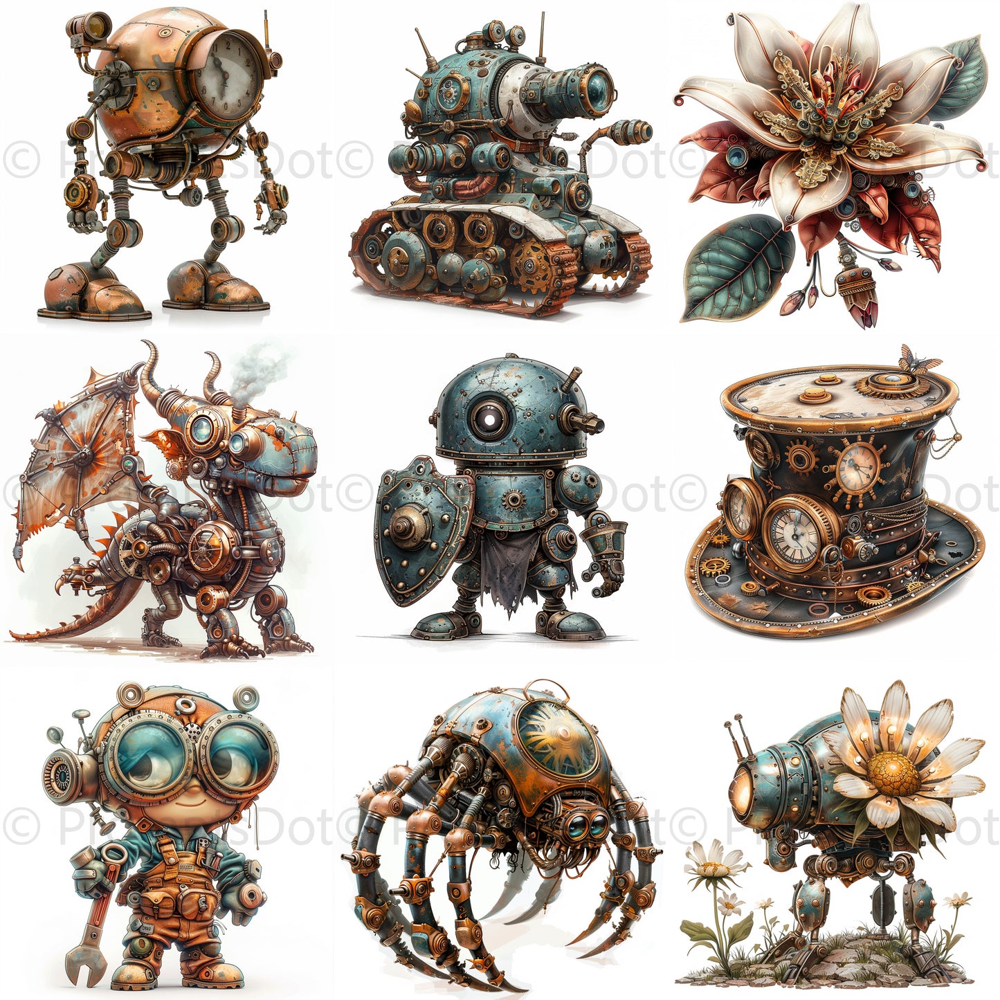 Steampunk Clip Art