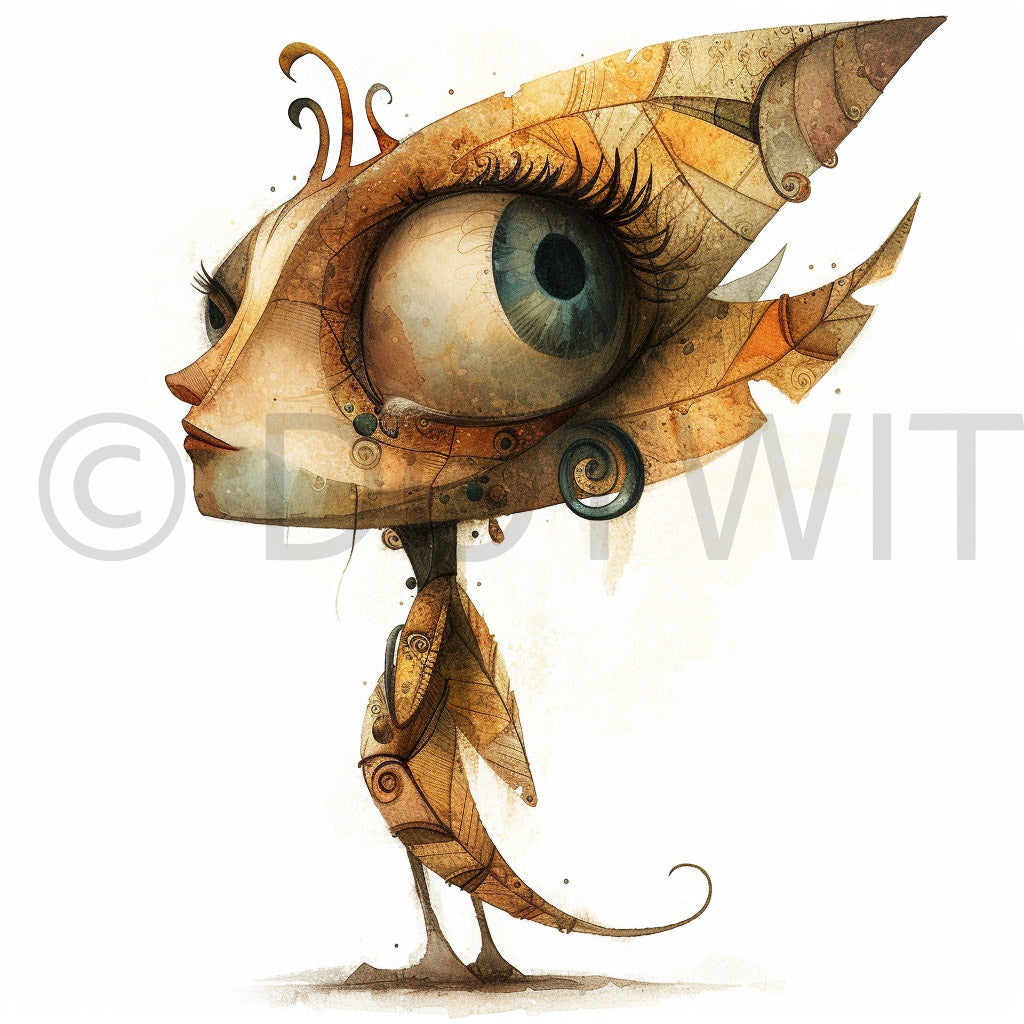 surreal fairy clipart