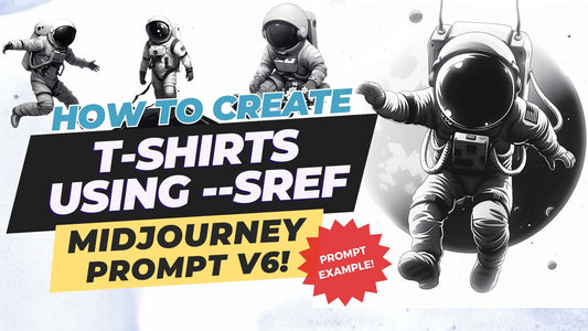 How to create T shirts Designs Midjourney Prompt v 6, Using Style Reference, Prompts Examples