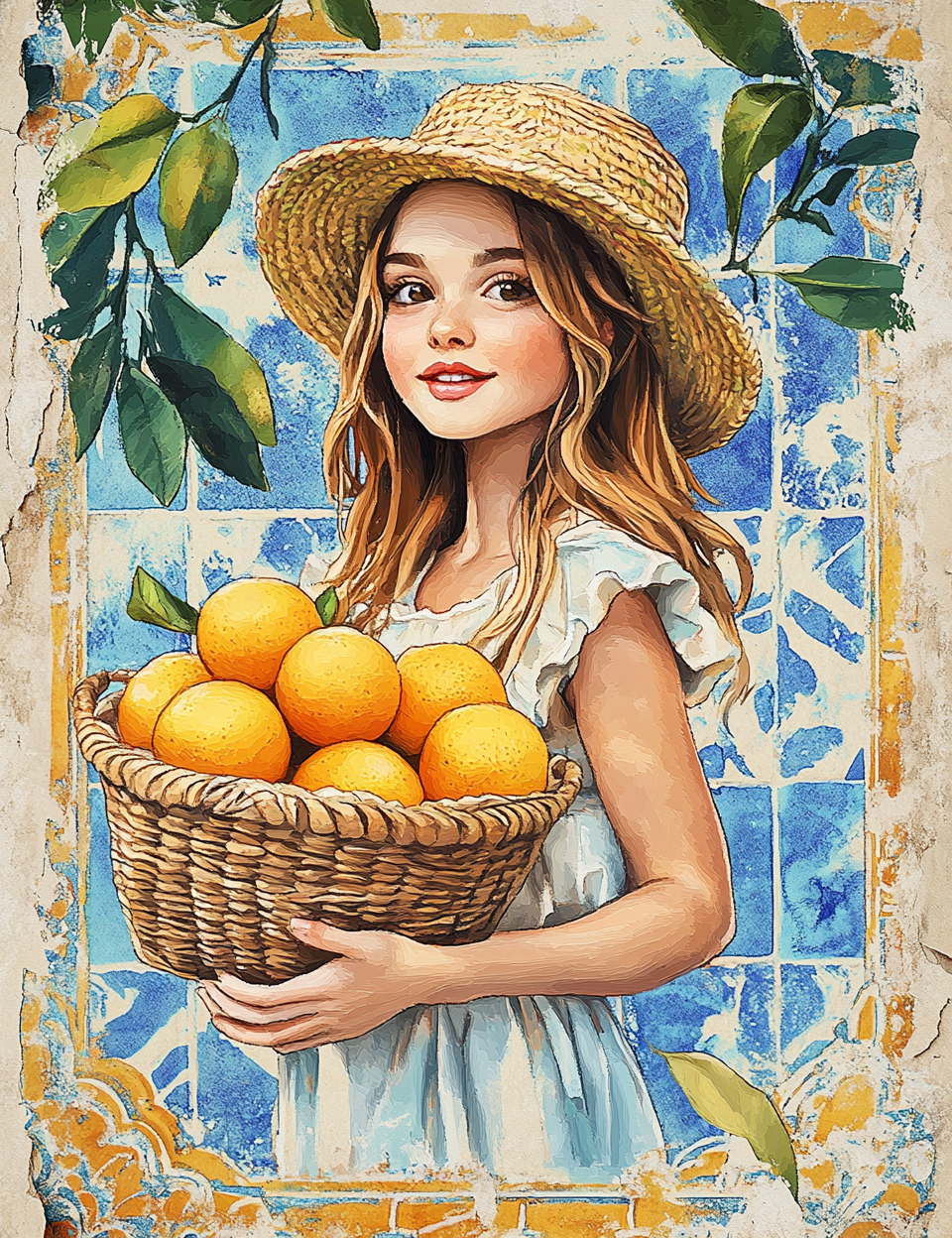 Midjourney V 6.1 Prompts for Amalfi Coast Escape Journal Pages