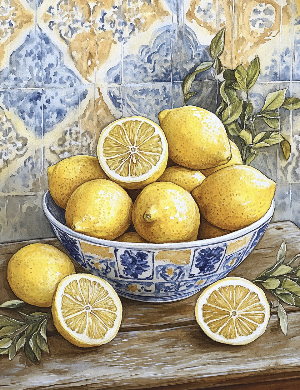 Midjourney V 6.1 Prompts for Amalfi Coast Escape Journal Pages