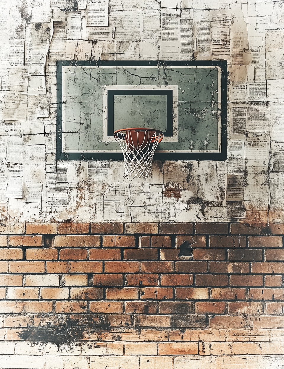 Midjourney V 6.1 Prompts for Basket Madness Junk Journal Pages