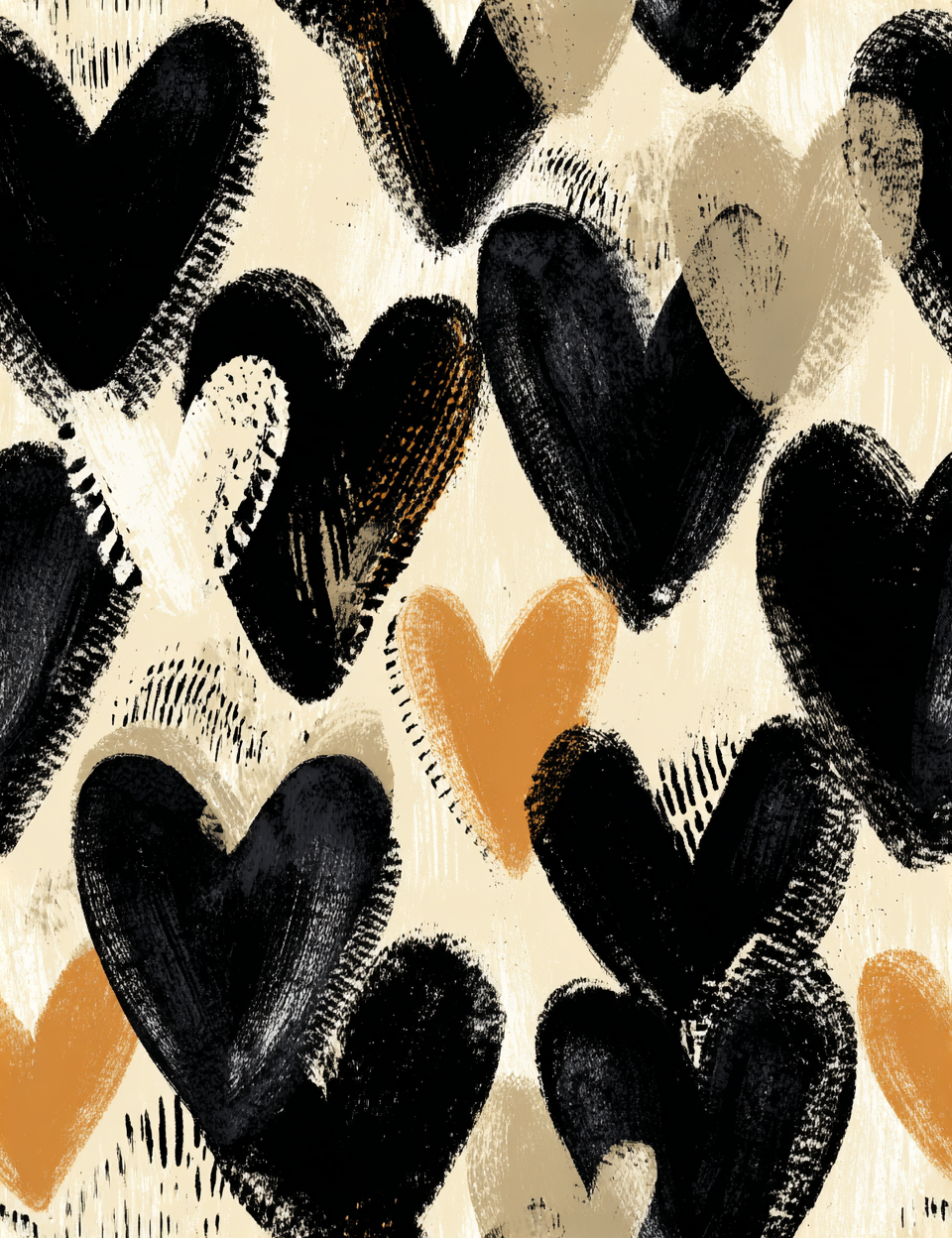 Midjourney V 7 Prompts for Black Charcoal Modern Seamless Patterns