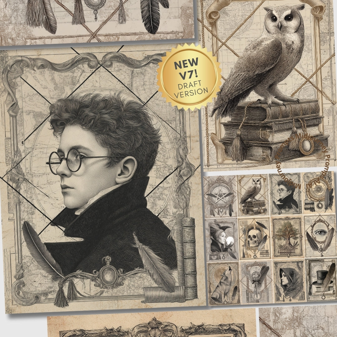 Midjourney V7 Prompts for Black Magic Witchcraft Gothic Illustration
