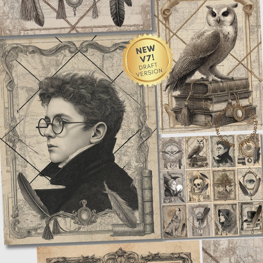 Midjourney V7 Prompts for Black Magic Witchcraft Gothic Illustration
