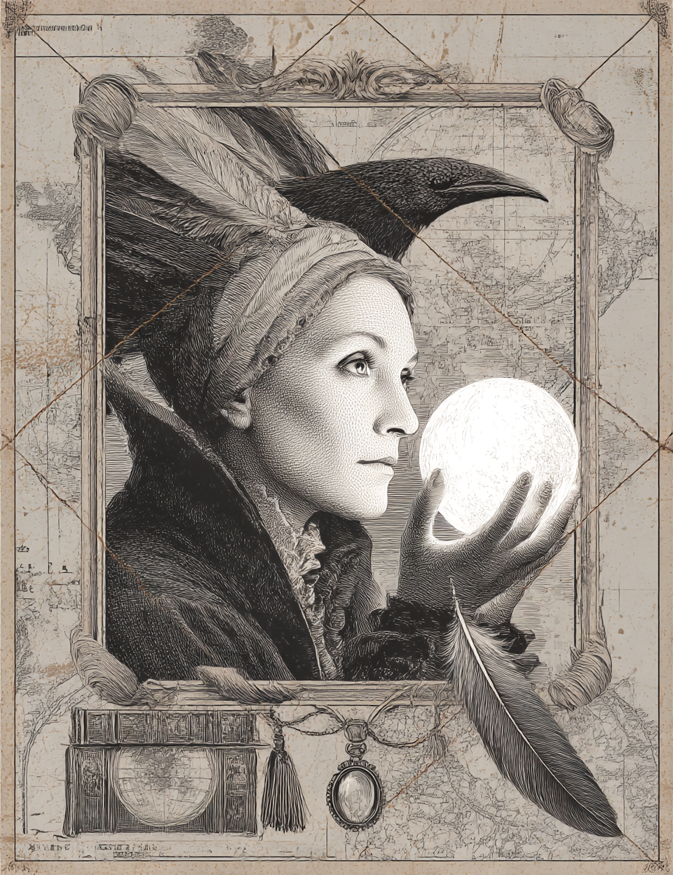 Midjourney V7 Prompts for Black Magic Witchcraft Gothic Illustration