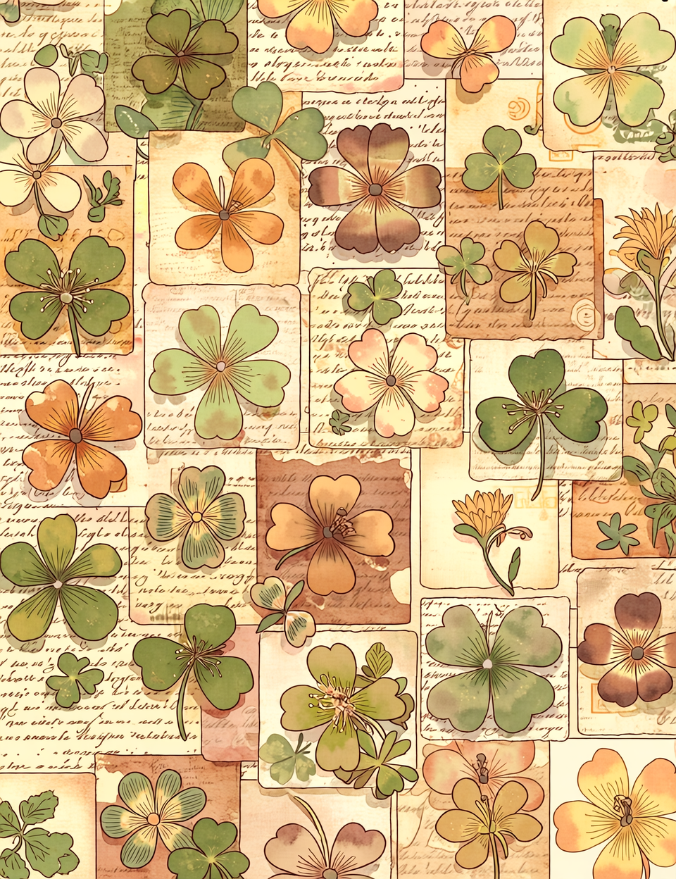 Midjourney NIJI Prompts for Botanical Apothecary Ephemera Pages