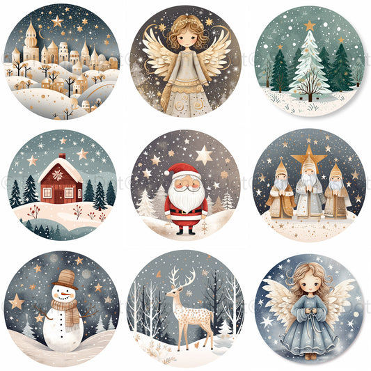Midjourney Prompt Christmas Icons Folk Christmas Ornaments