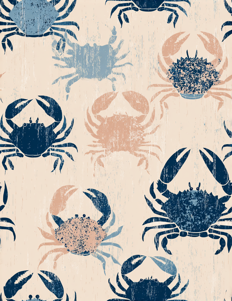 Midjourney V 7 Prompts for Coastal Beach Theme Patterns