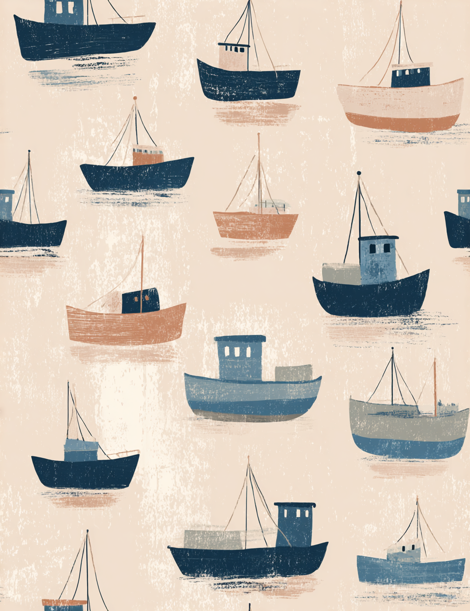 Midjourney V 7 Prompts for Coastal Beach Theme Patterns