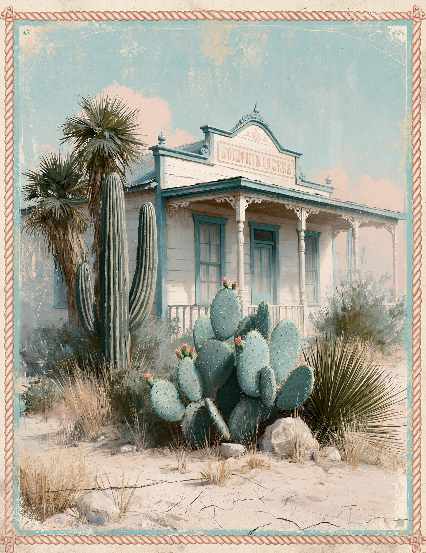 Midjourney V 8.1 Prompts for Cowgirl Coquette Journal Pages