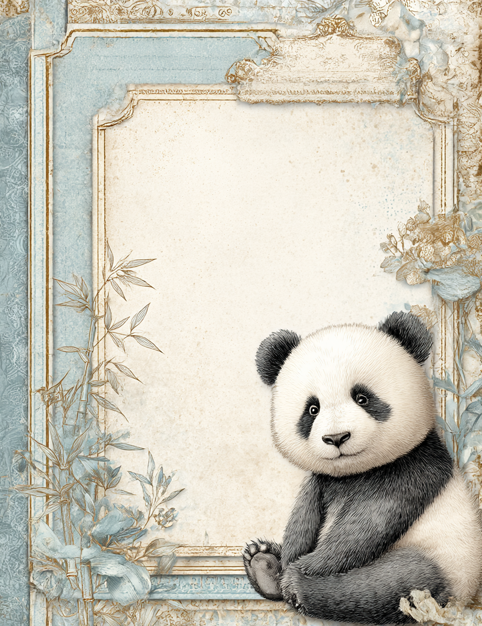 Midjourney V 7 Prompts for Cute Animal Tag Journal Pages