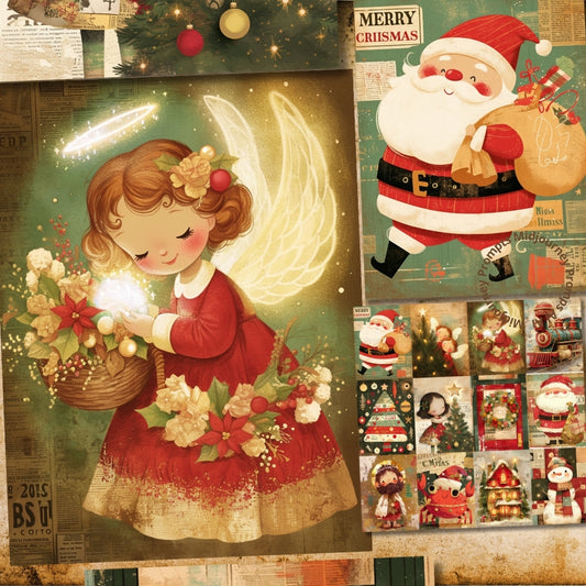 Midjourney Prompts For Cute Christmas Illustrations Posters