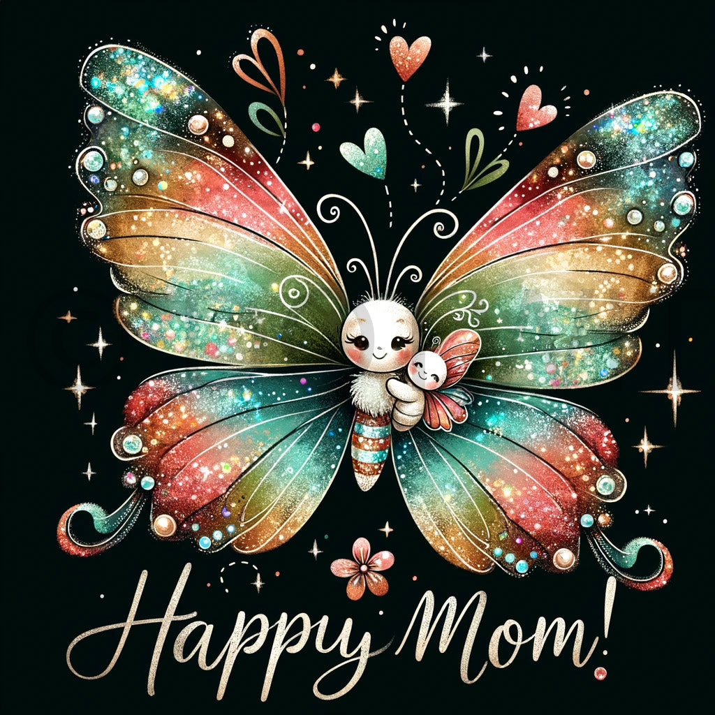 a cute butterfly DALLE3 DALLE Prompt For Mothers Day Illustrations